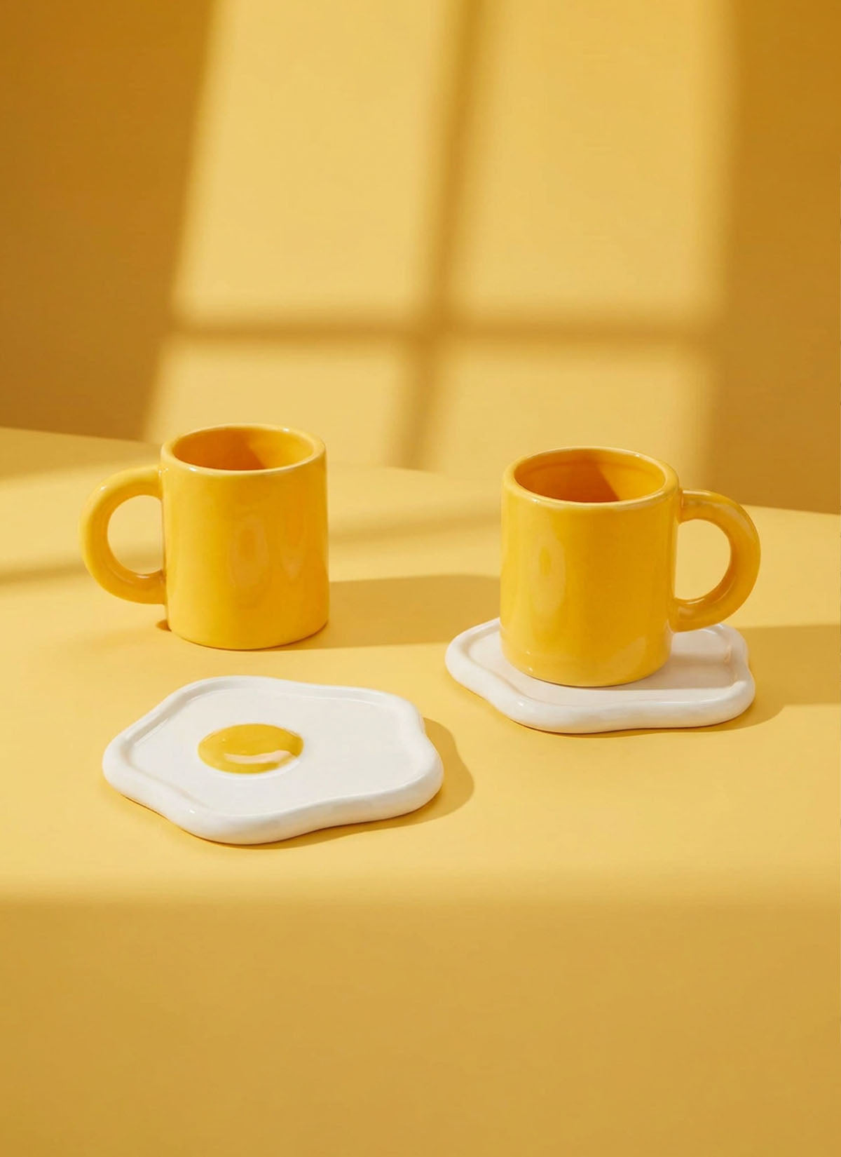 Sunny Side Up Coffee Cup & Saucer