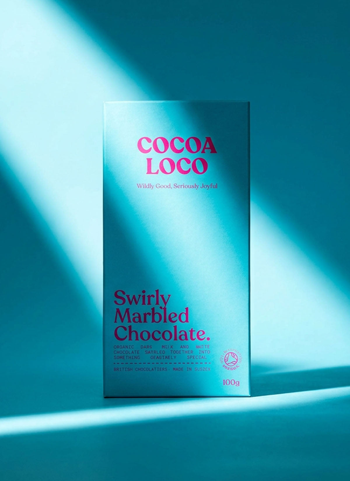 Swirly Marbled Chocolate Bar