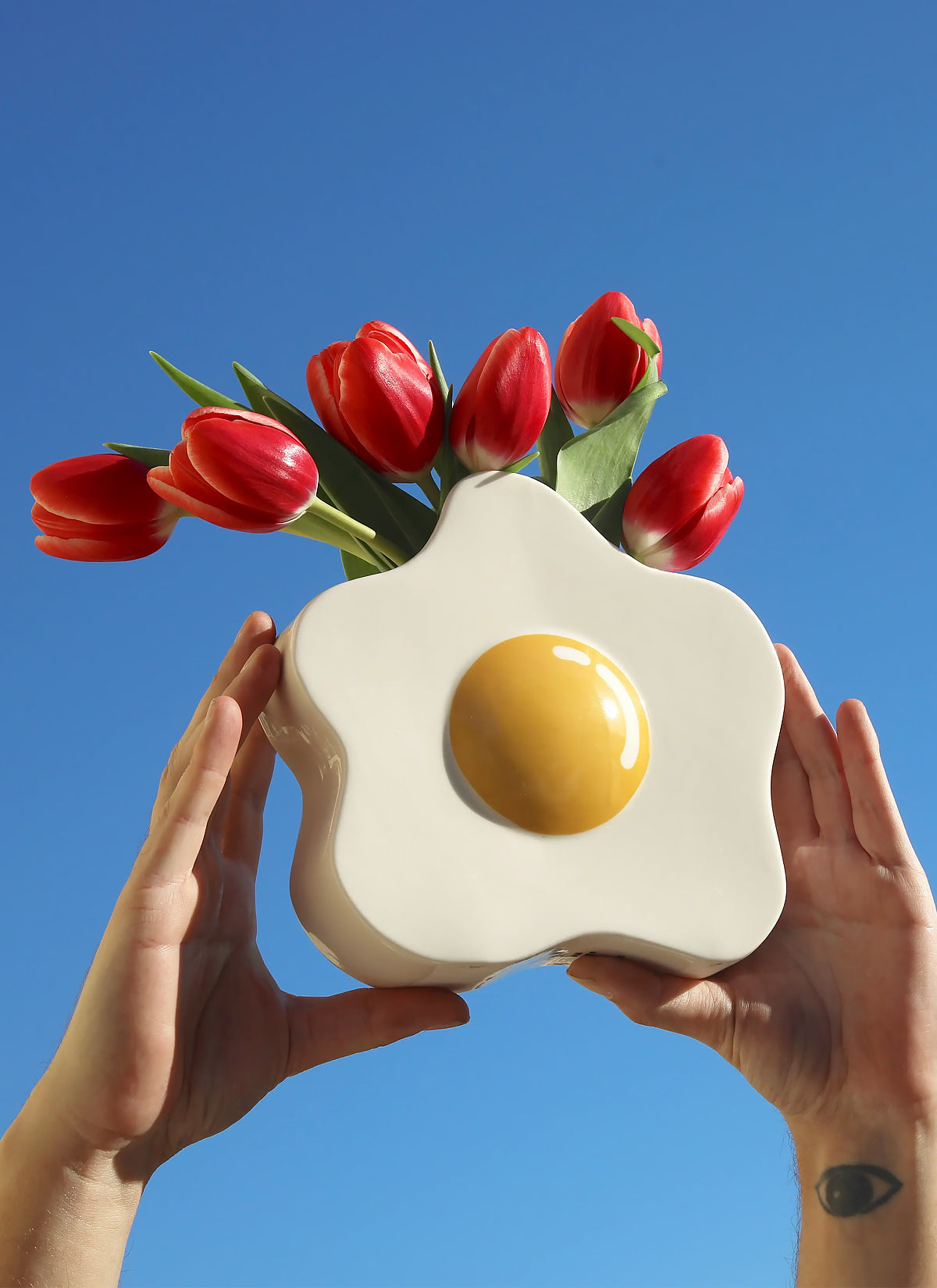 Ceramic Egg Vase