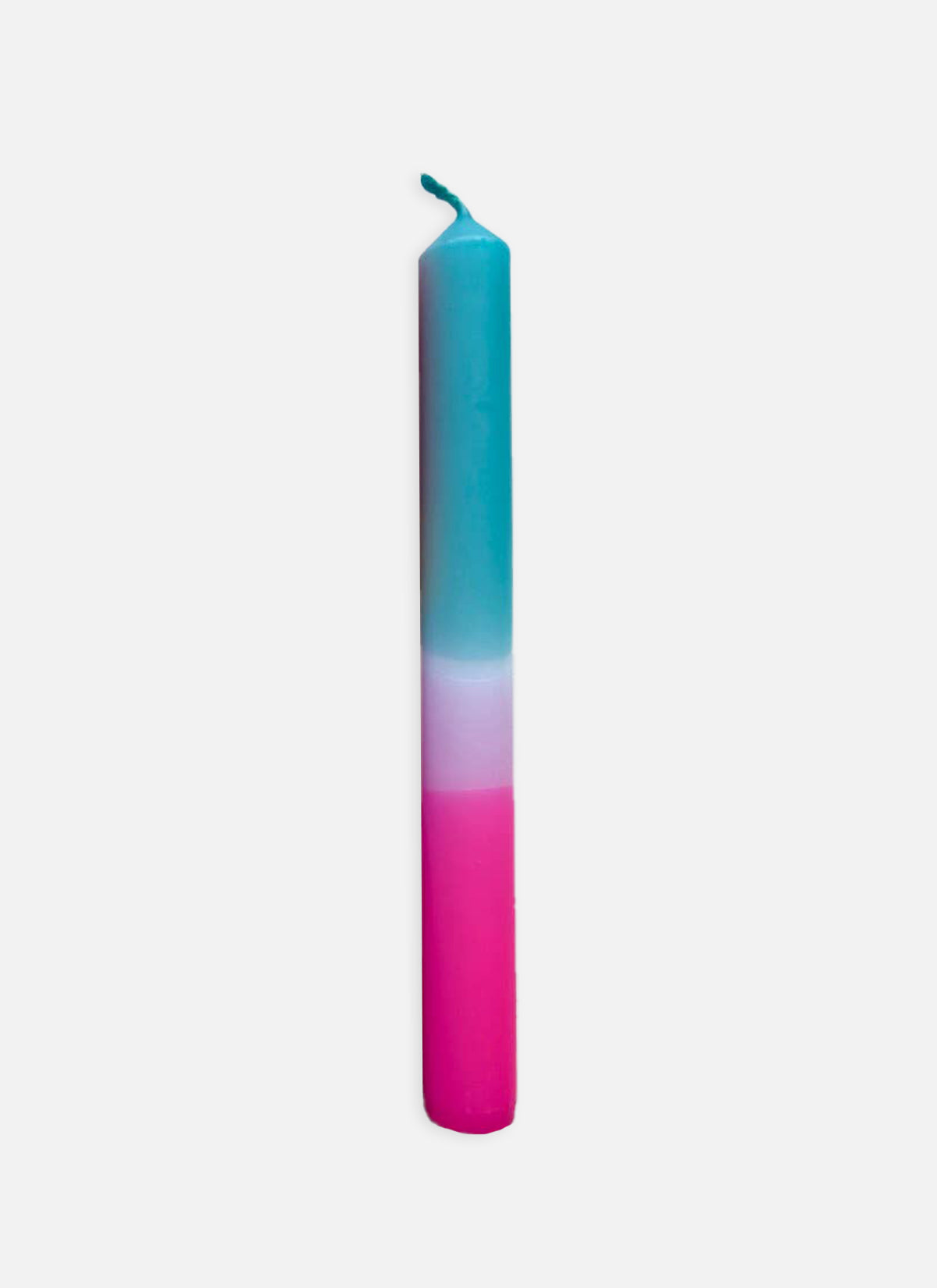 Teal & Pink Dinner Candle