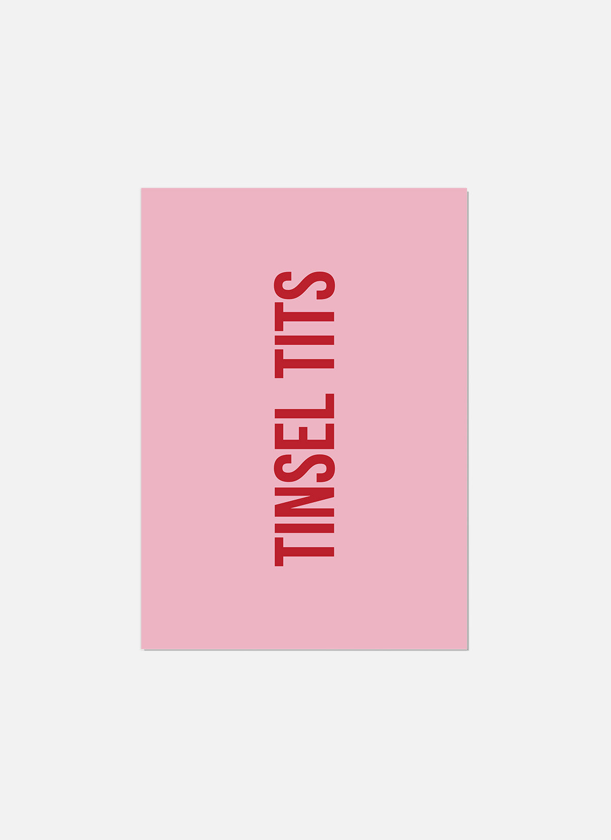Tinsel Tits Christmas Card