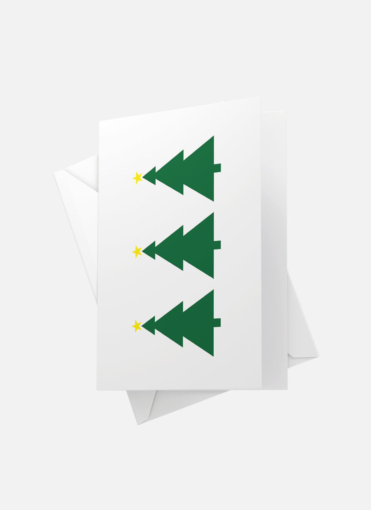 Xmas Trees Christmas Card