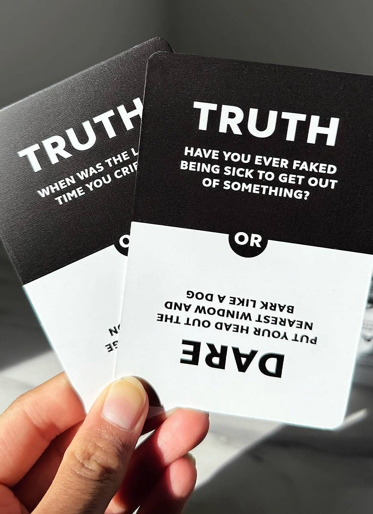 Truth or Dare Playing Cards