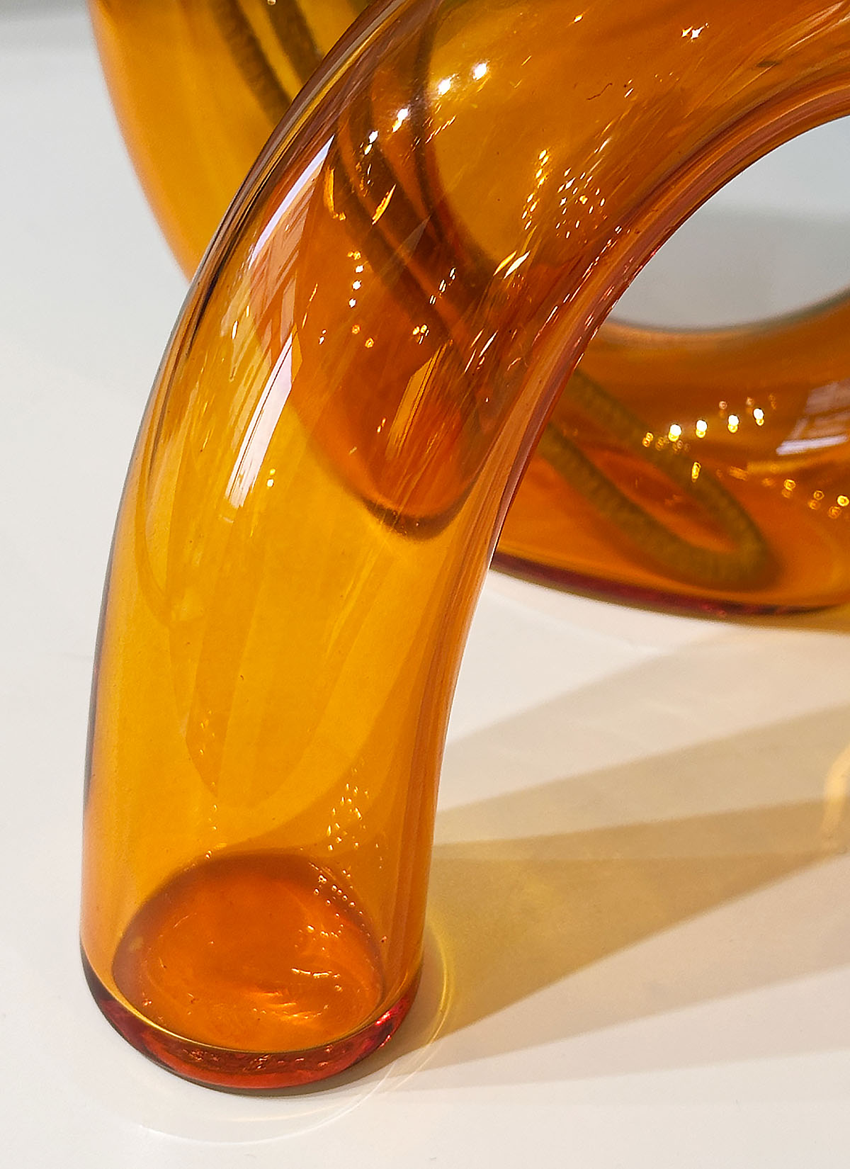 Twist Glass Candlestick / Stem Vase