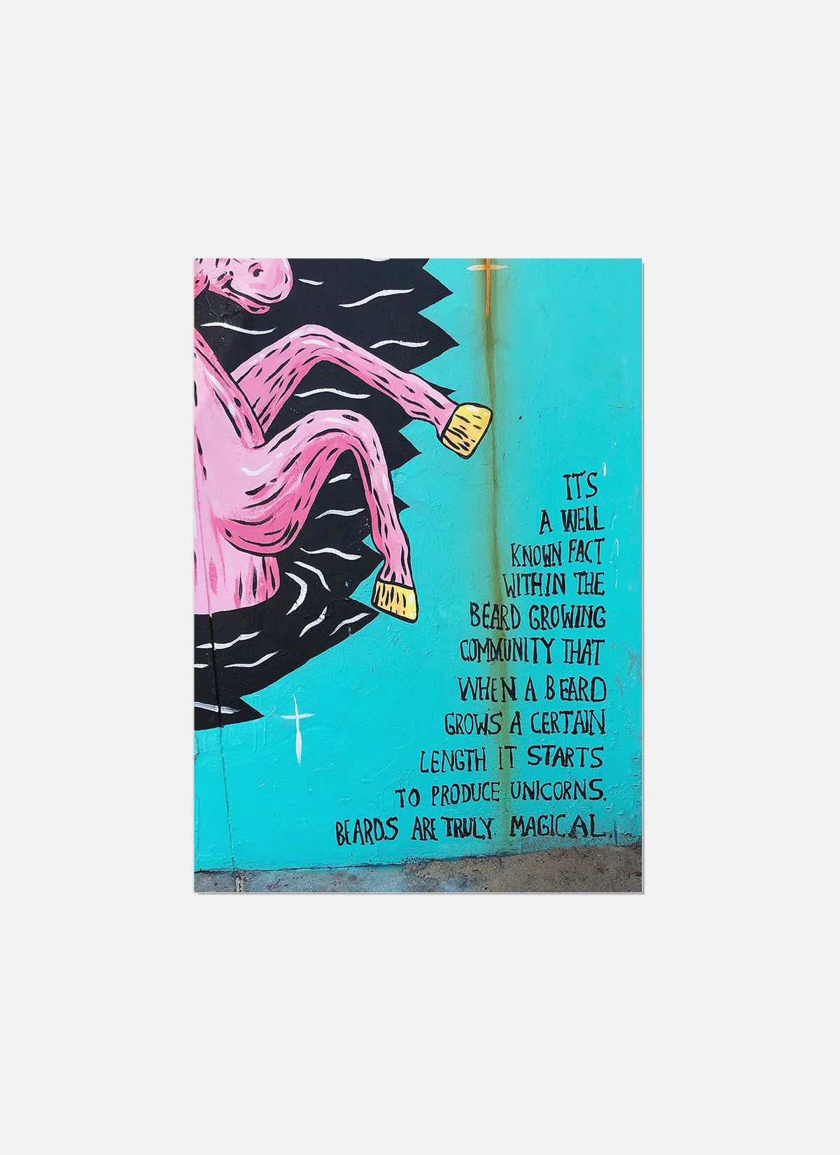 Unicorn Beard Postcard