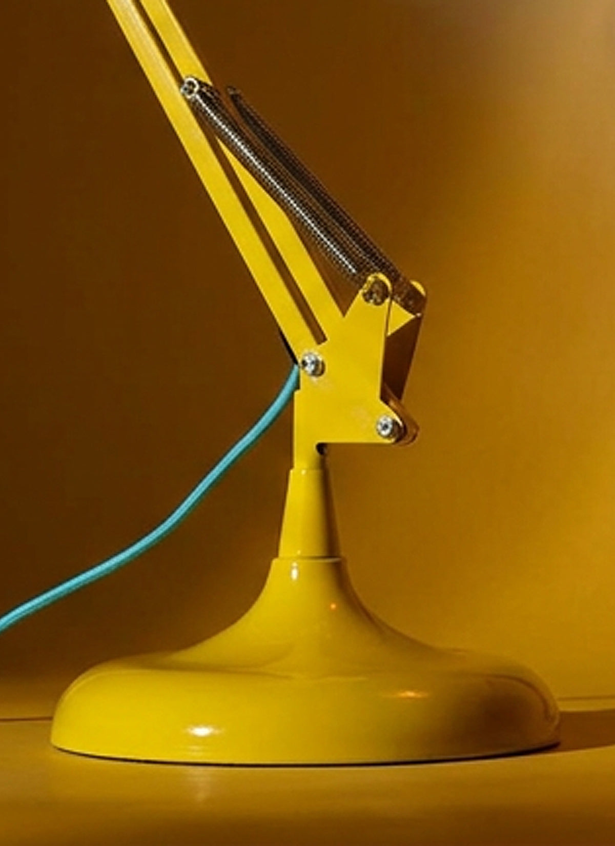 Gloss Yellow Anglepoise Style Lamp