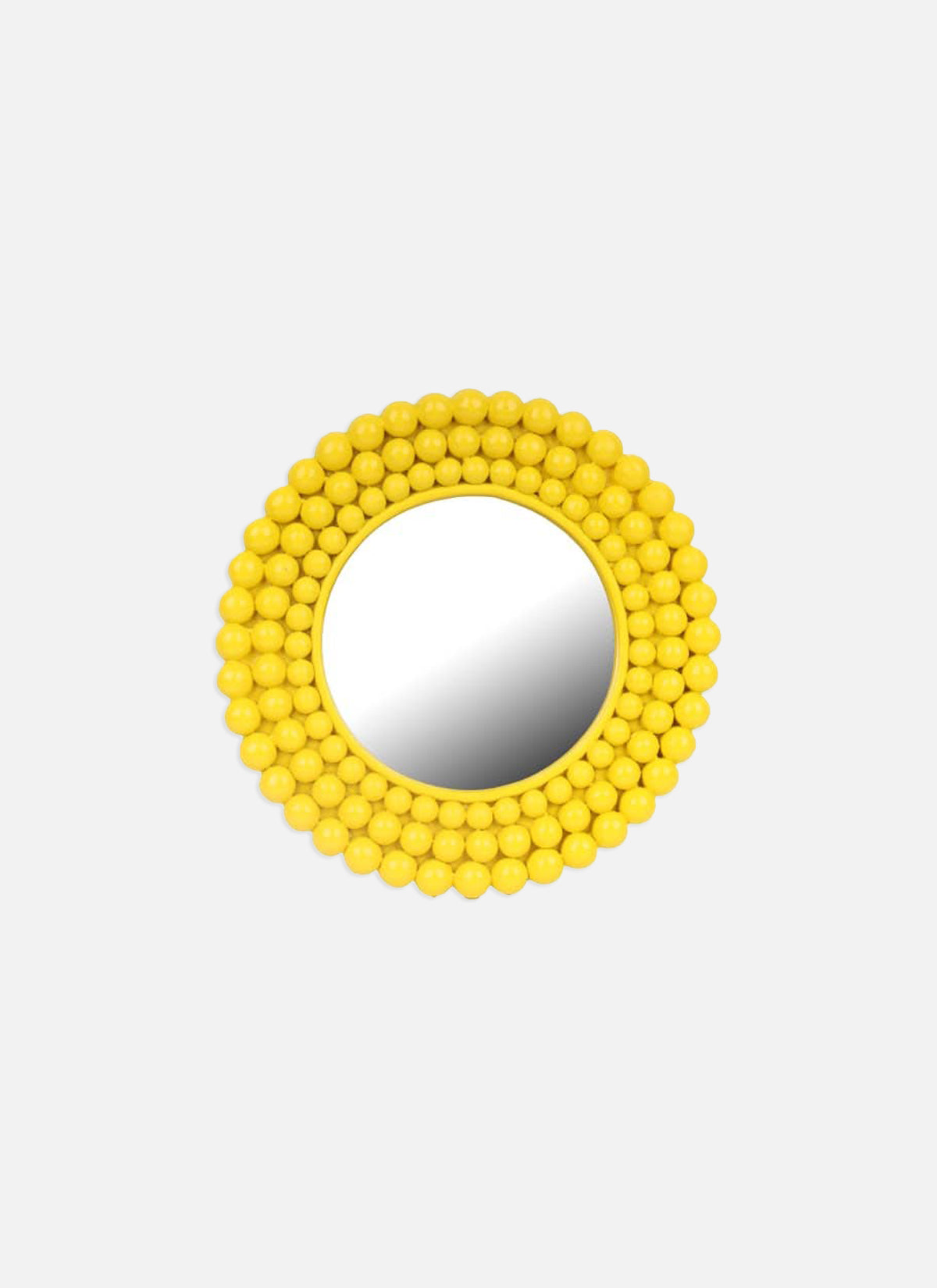 Yellow Ball Wall Mirror