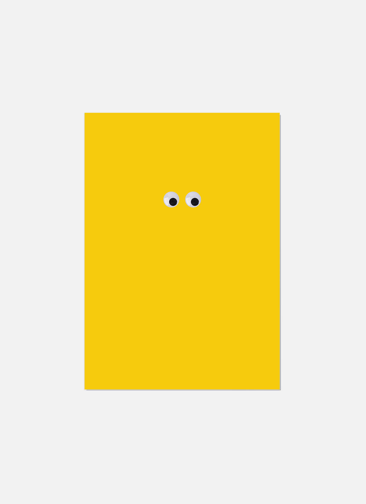 Yellow Googly Eyes Greeting Card
