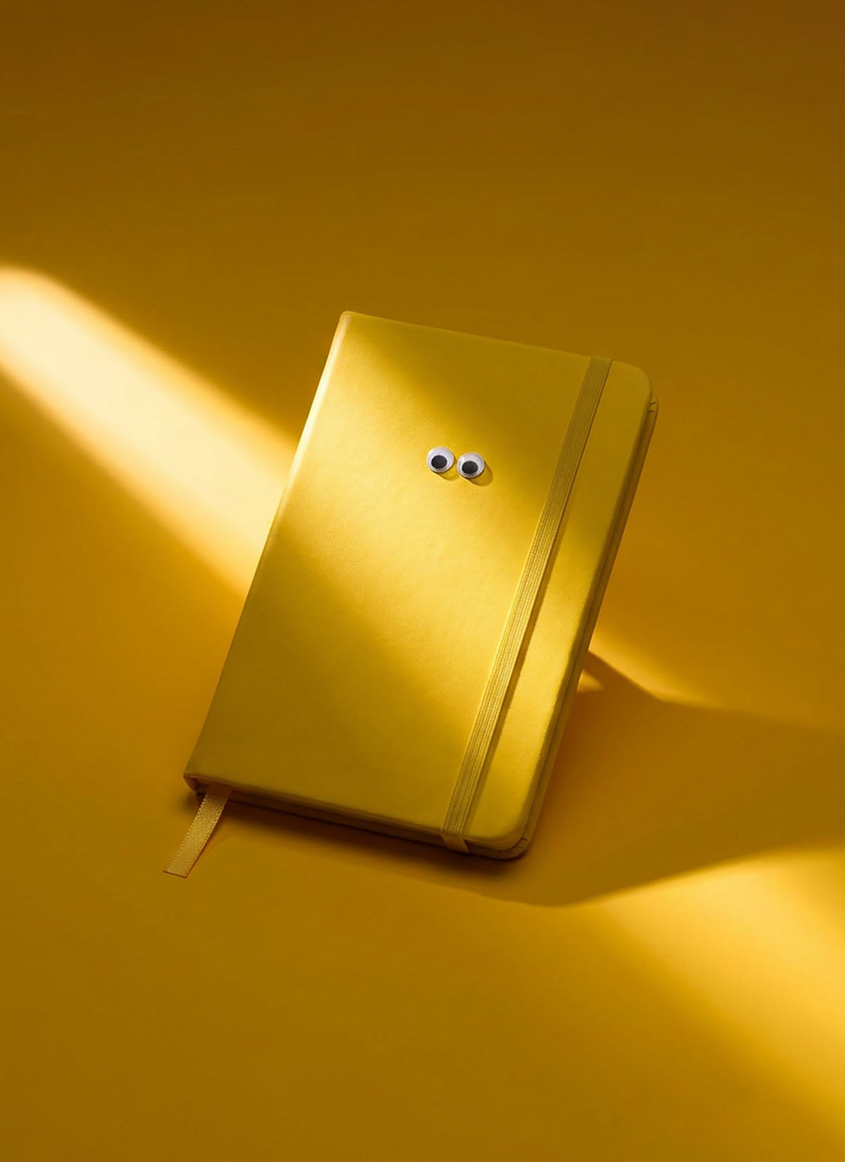 Yellow Googly Eyes Notebook