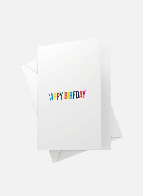 'Appy Birfday Greeting Card