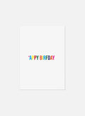 'Appy Birfday Greeting Card