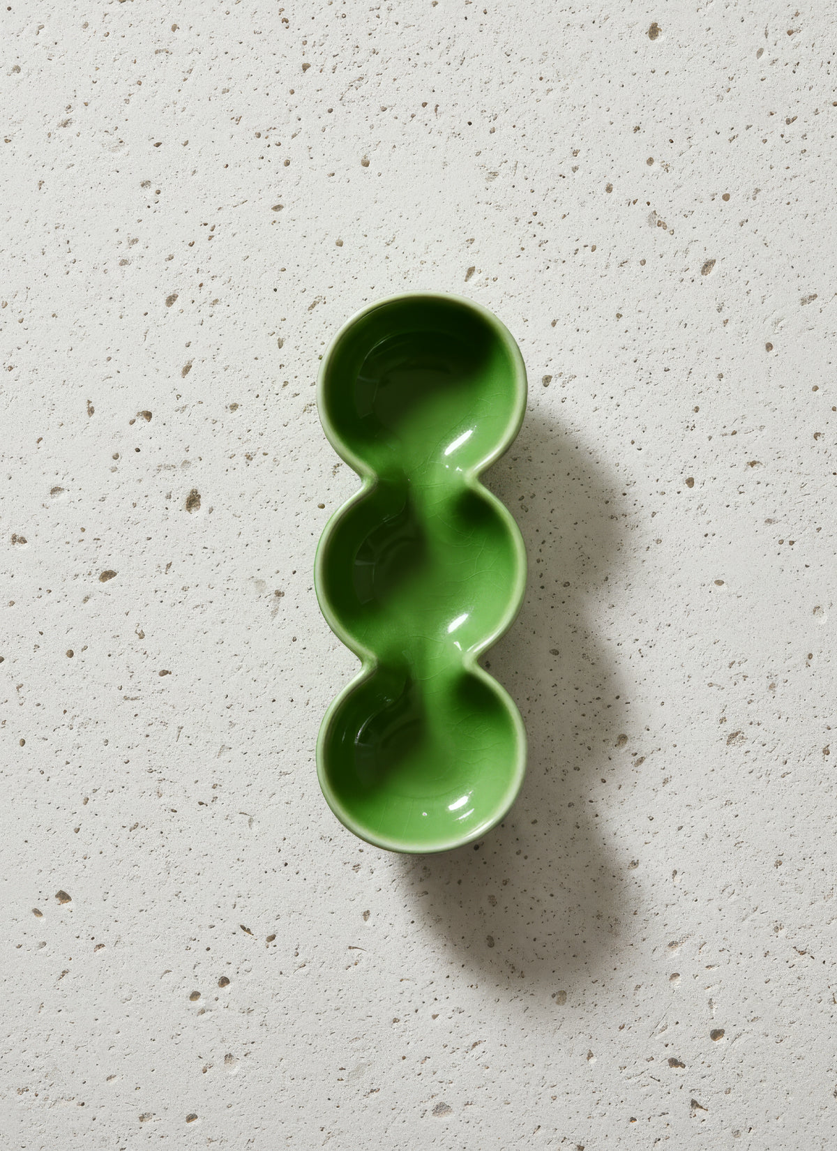 Green Ceramic Dish