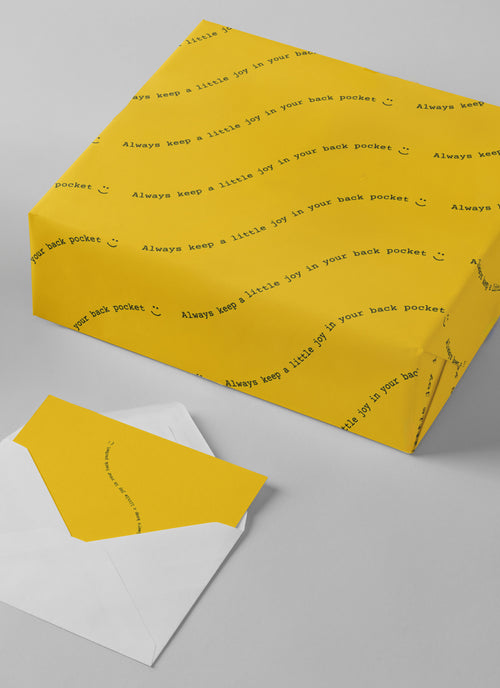 Back Pocket Joy Gift Wrap