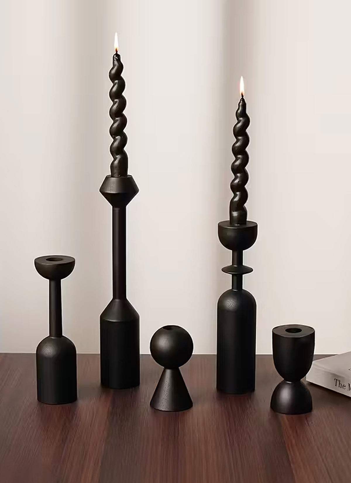 Large Black Candlestick