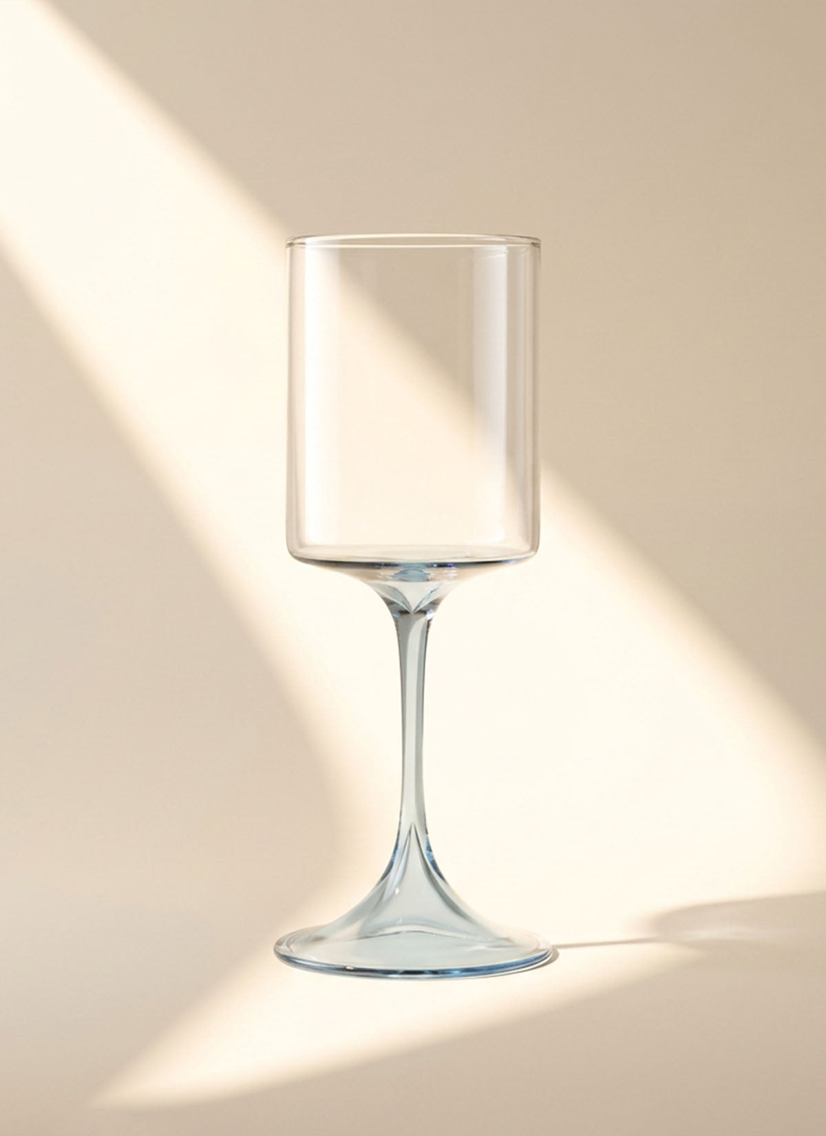 Blue Colour Drip Wine Glass