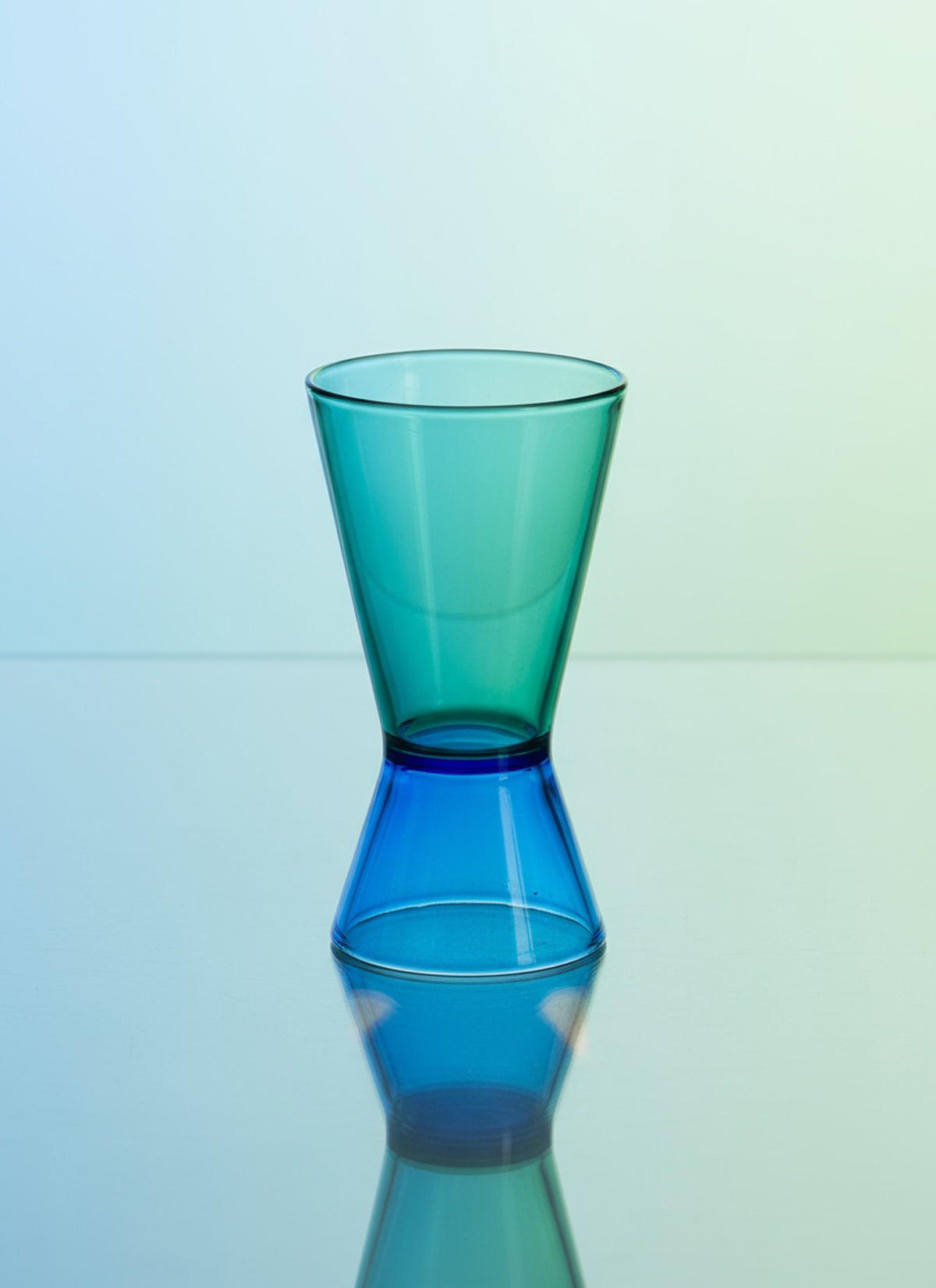 Teal Blue Cocktail Jigger