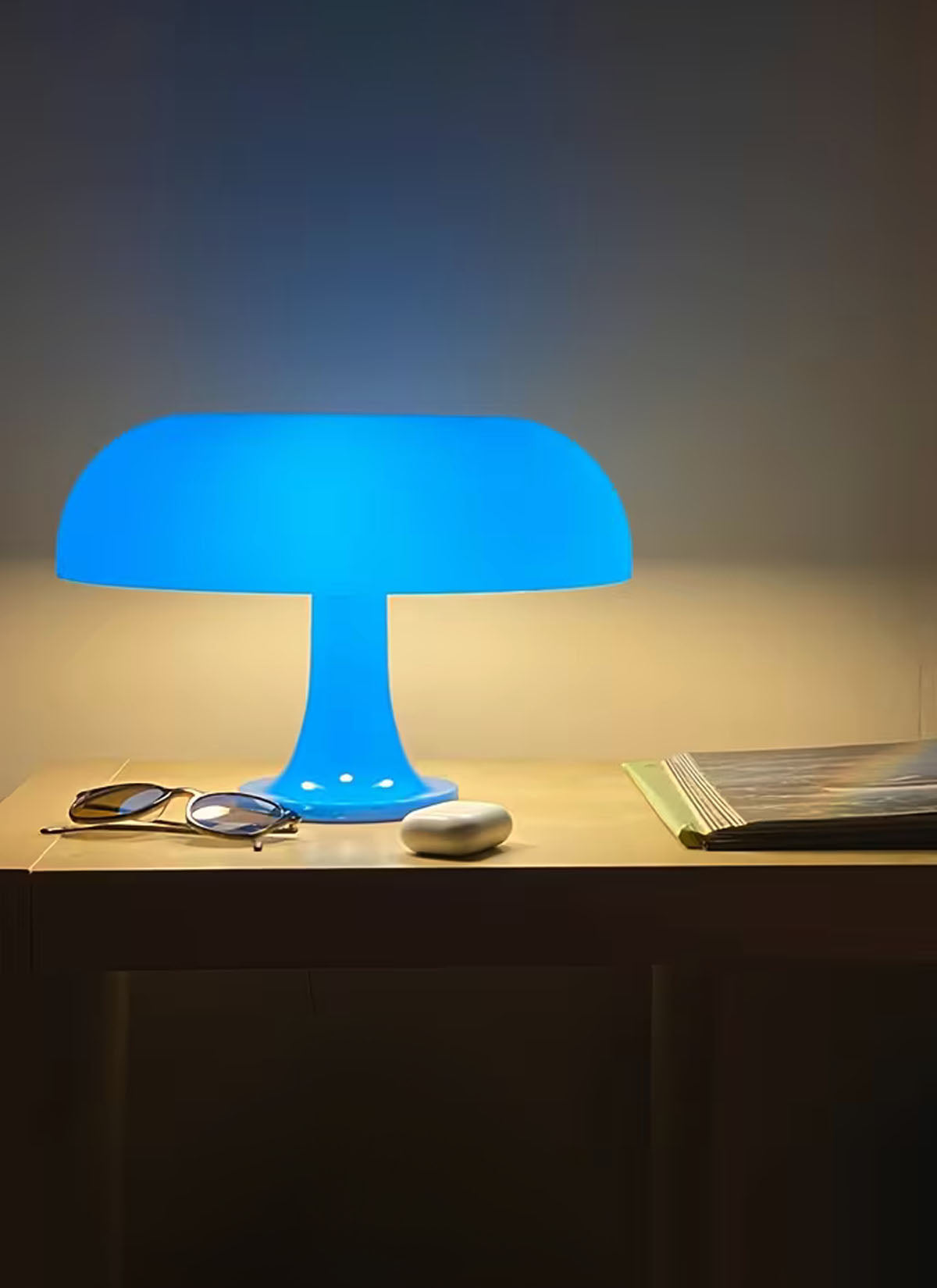 Blue Mushroom Light
