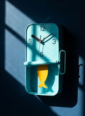 Aqua Sardine Tin Wall Clock