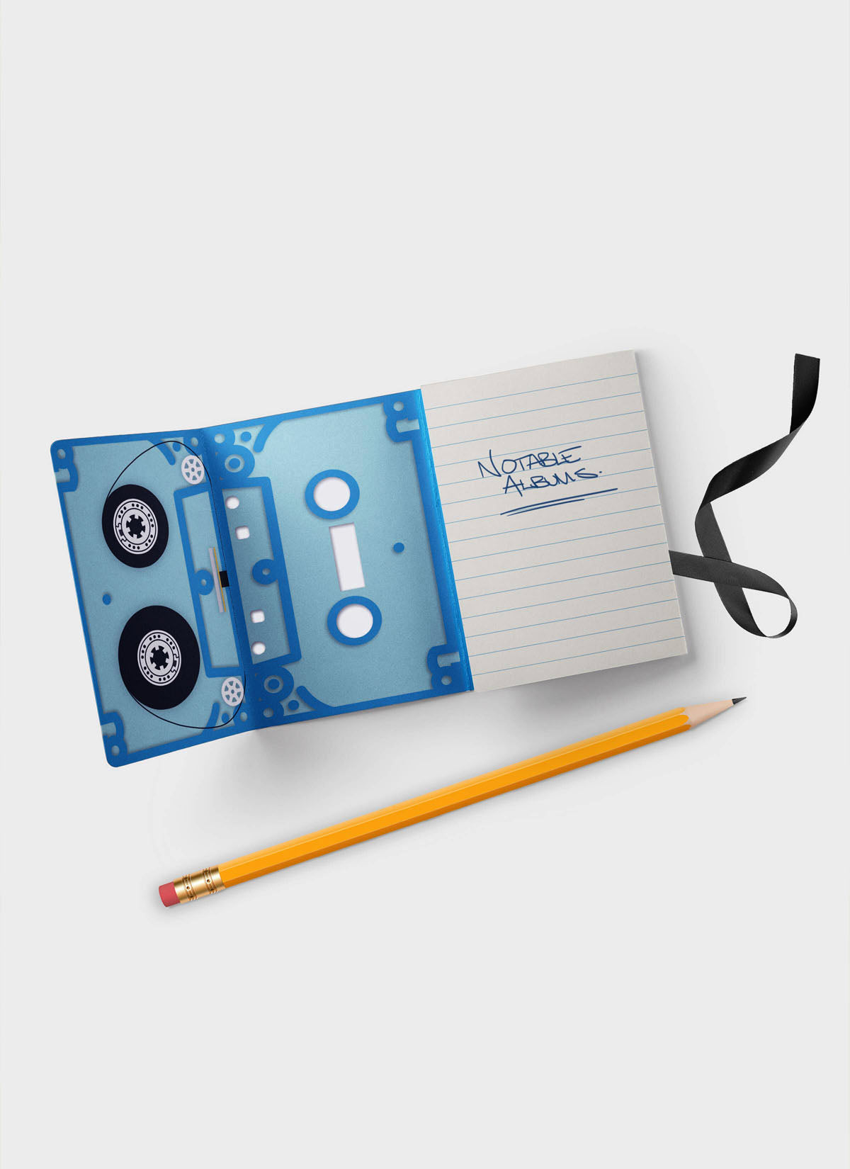 Blue Mixtape Notebook