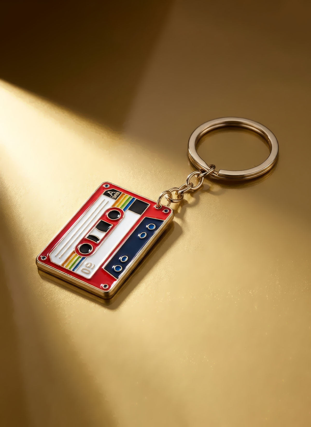 Retro Cassette Keyring