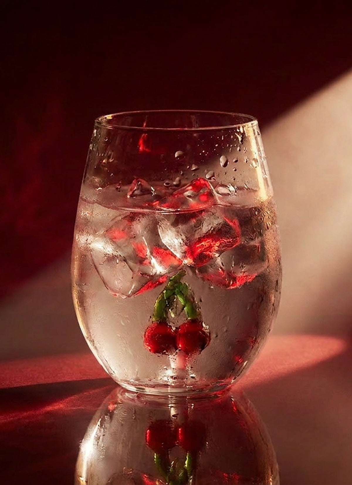 Lucky Cherry Glass