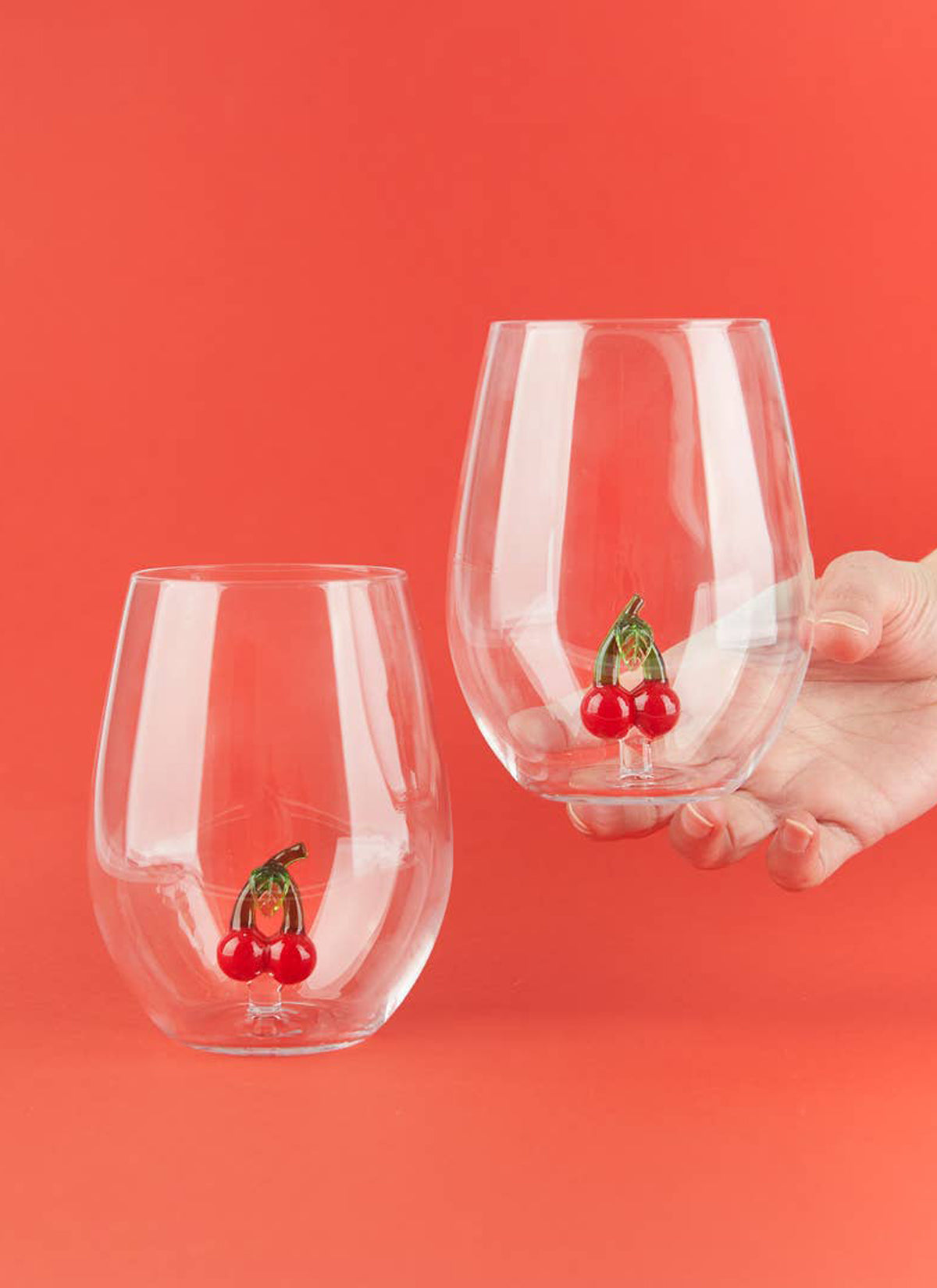 Lucky Cherry Glass