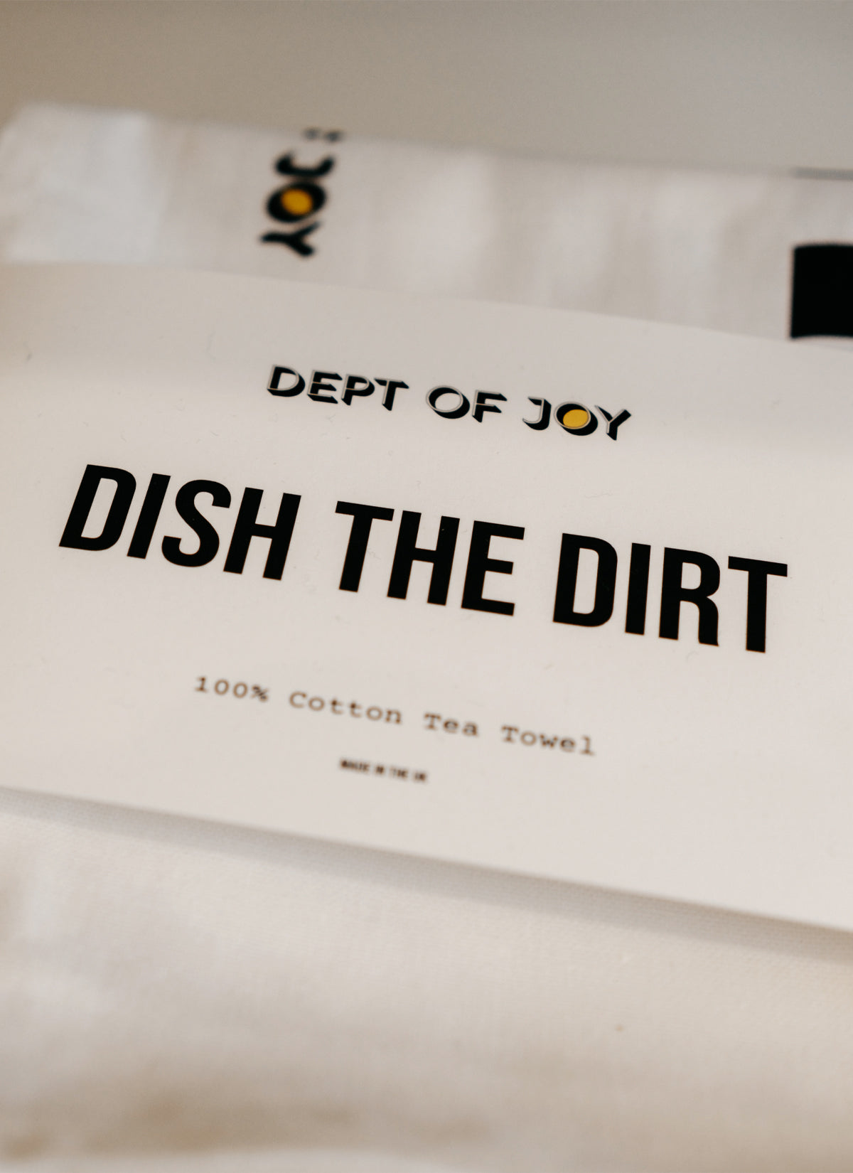 DISH THE DIRT TEA TOWEL