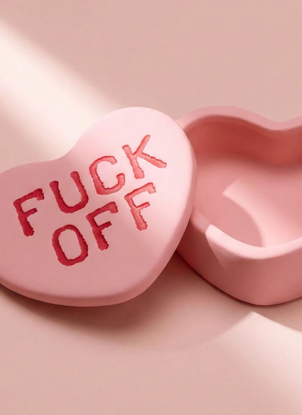 Fuck Off Heart Trinket Box