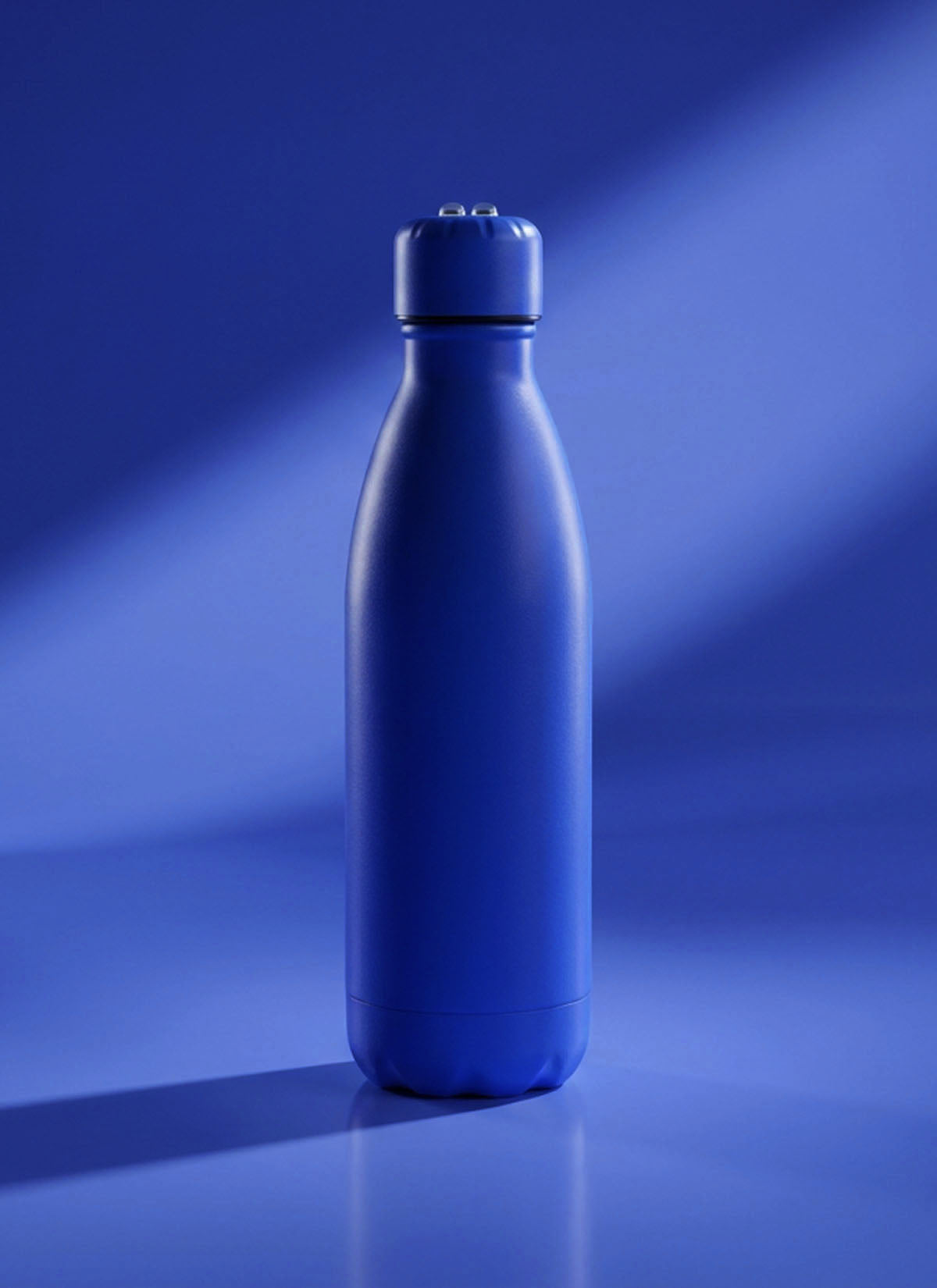 Blue Googly Eyes Water Bottle