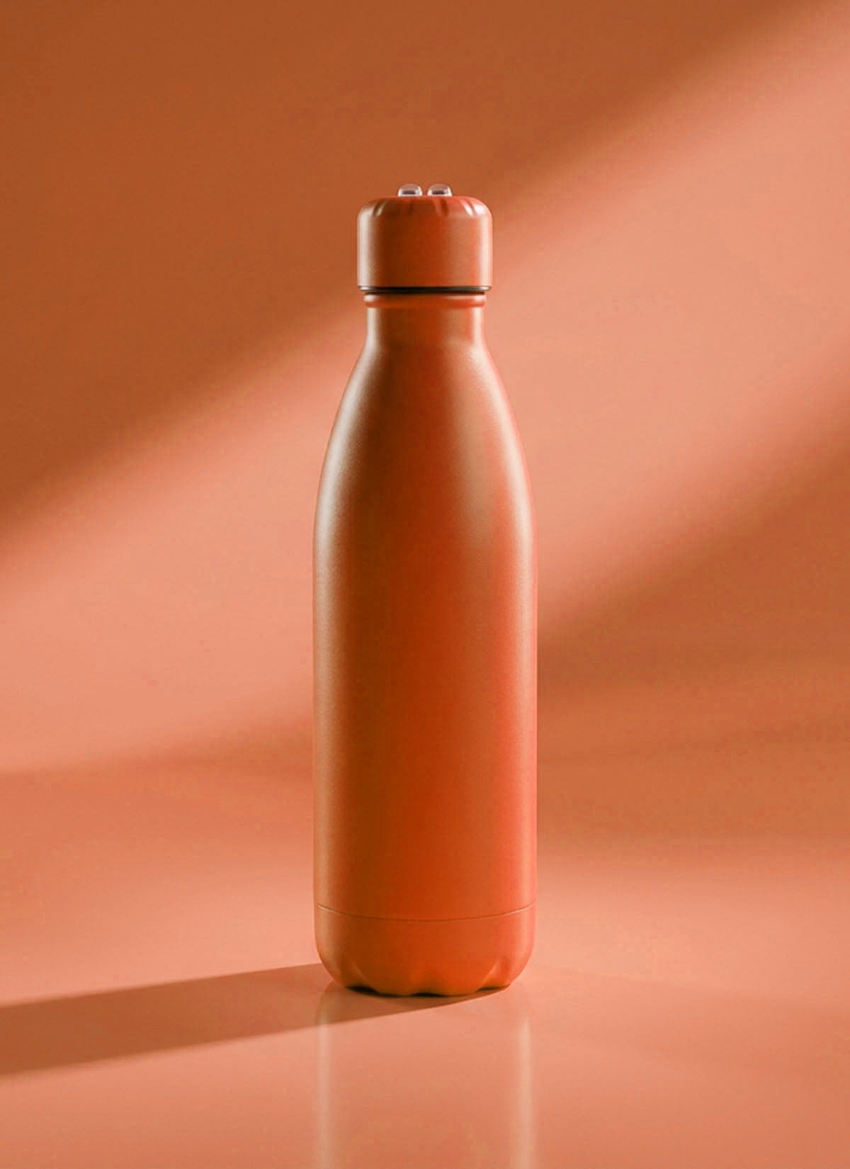 Orange Googly Eyes Water Bottle