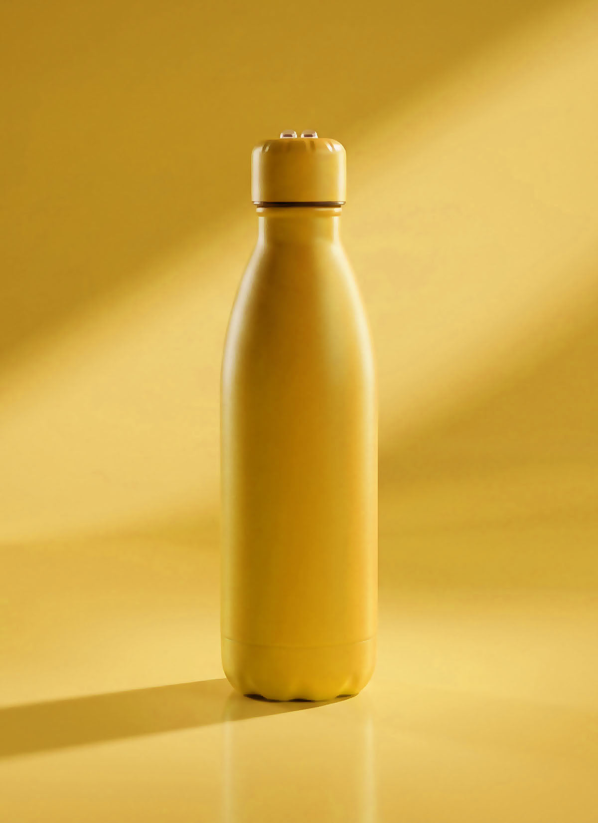 Yellow Googly Eyes Water Bottle