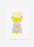 Happiness Dispenser Art Print