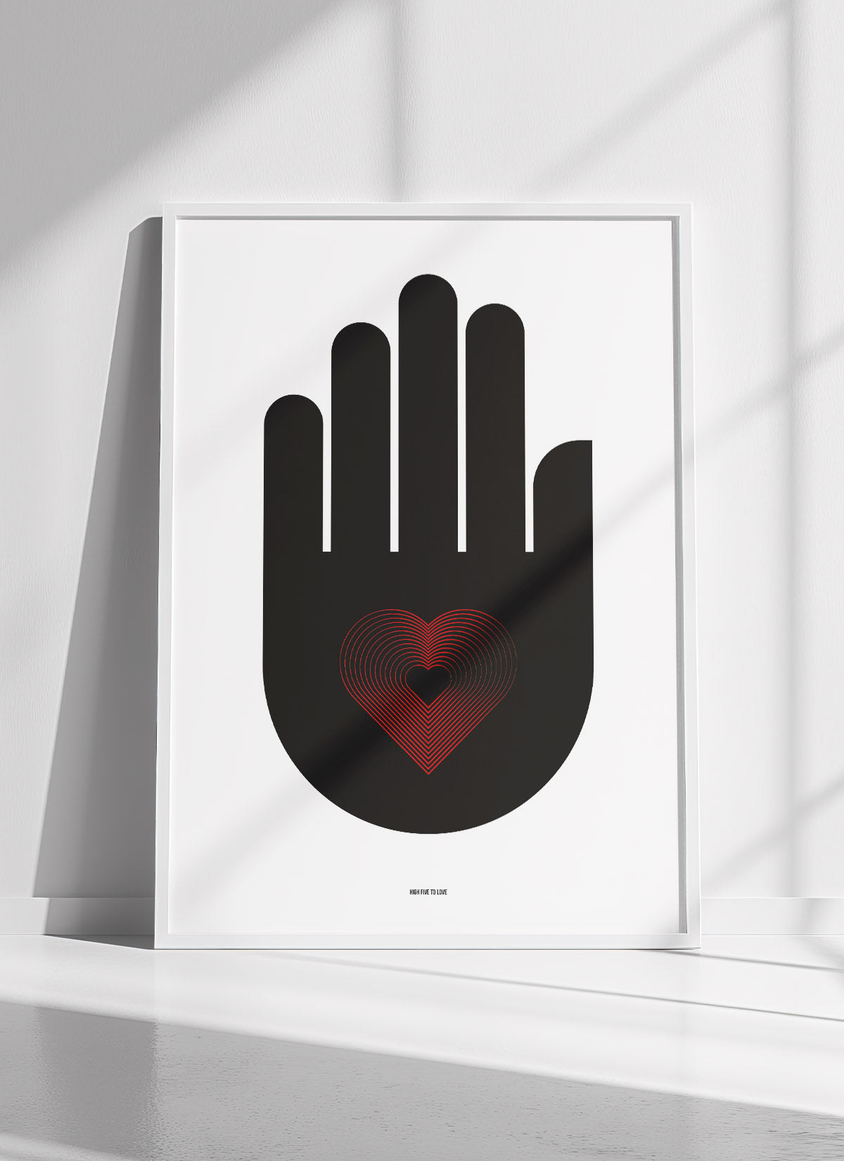 High Five To Love Art Print