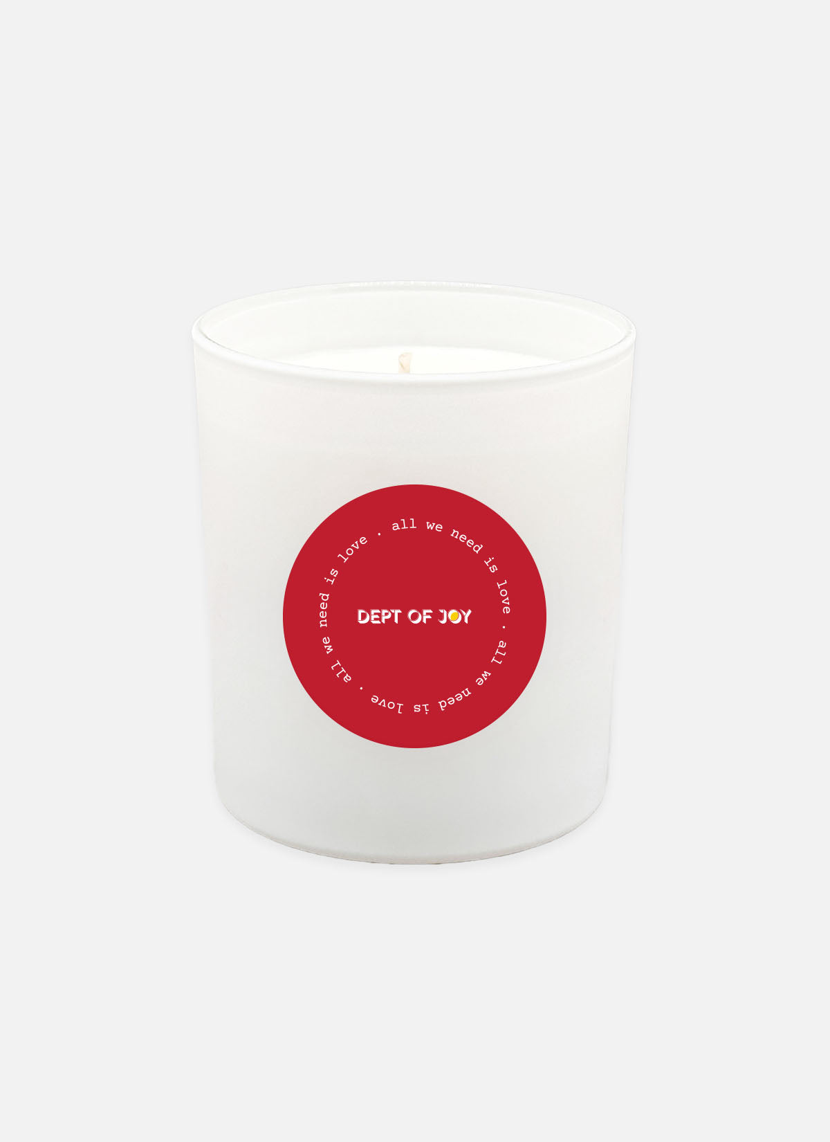 All We Need Is Love Candle