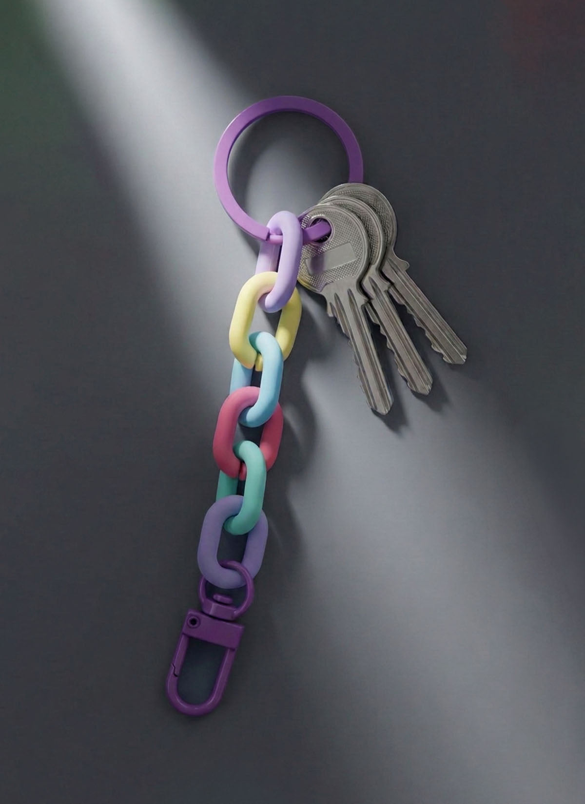Lilac Pastel Play Keychain