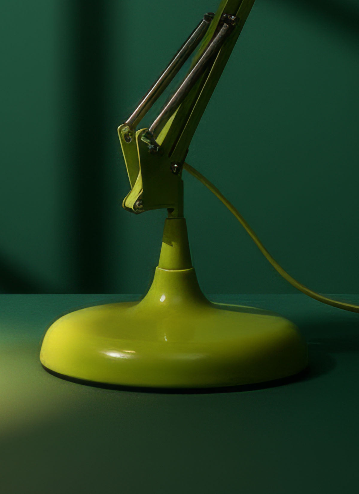 Gloss Lime Anglepoise Style Lamp