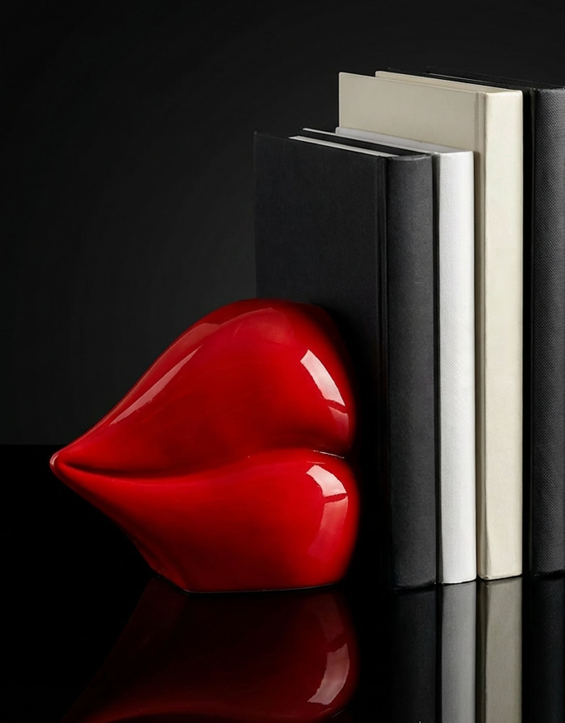 Red Lips Bookends