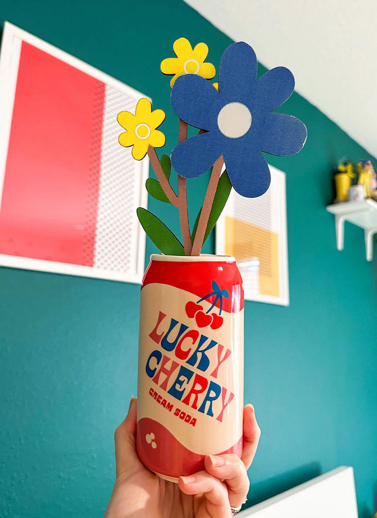 Ceramic Lucky Cherry Vase