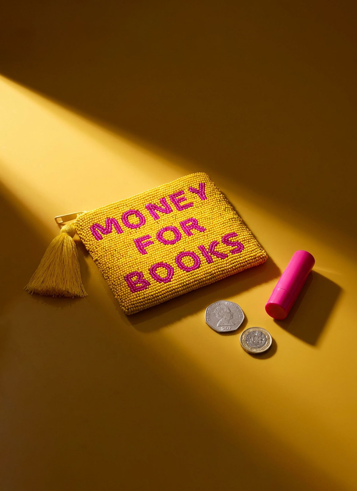 Money For Books Zip Pouch