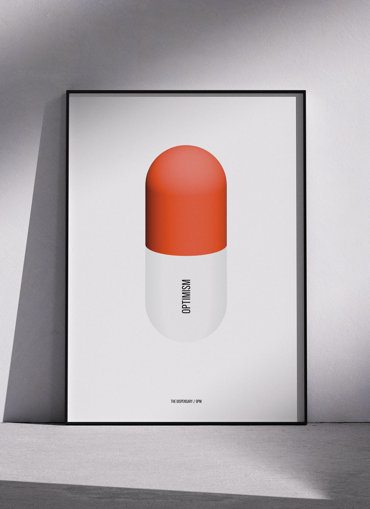 Optimism Pill Art Print