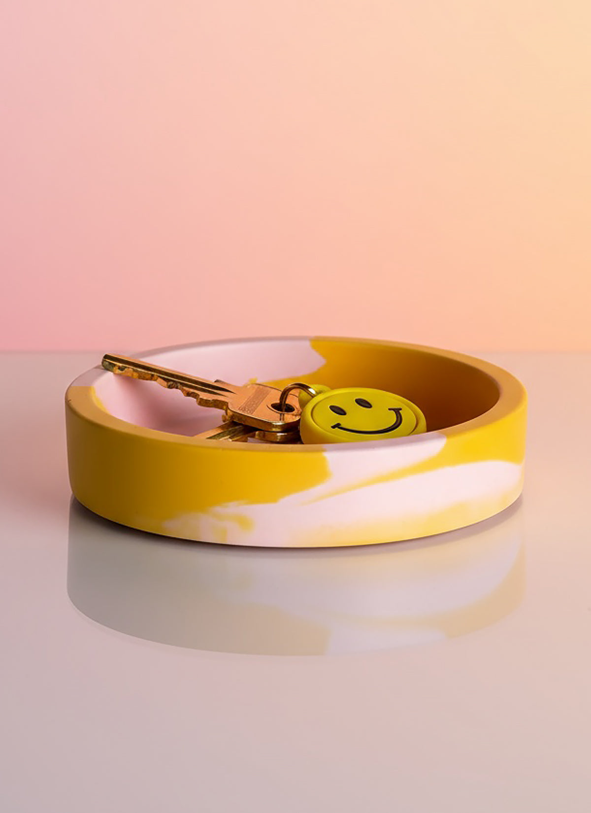 Pink & Orange Jesmonite Dish