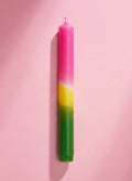 Pink & Green Dinner Candle