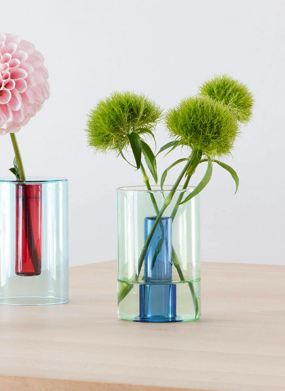 Reversible Glass Vase
