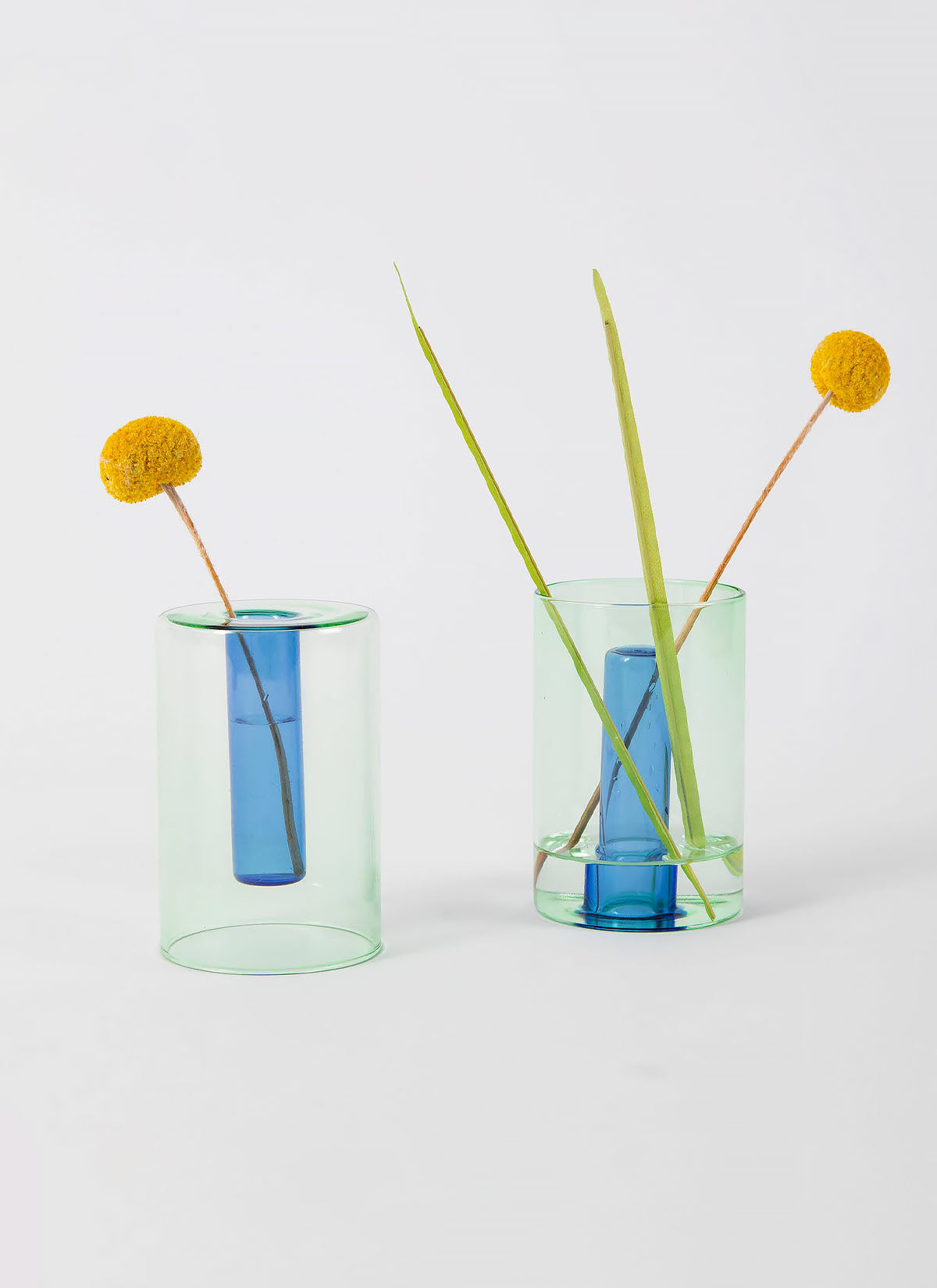 Reversible Glass Vase