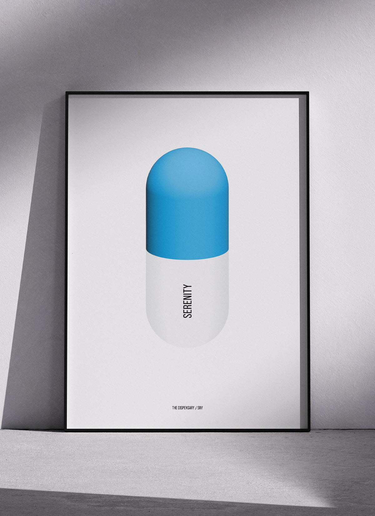 Serenity Pill Art Print