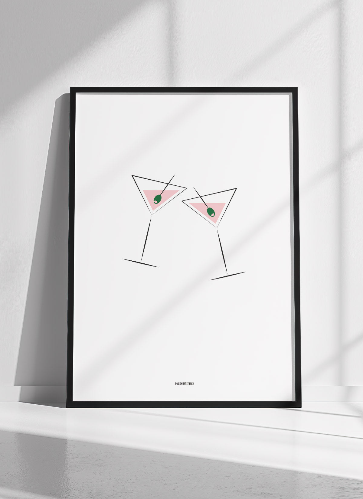 Shaken Not Stirred Art Print