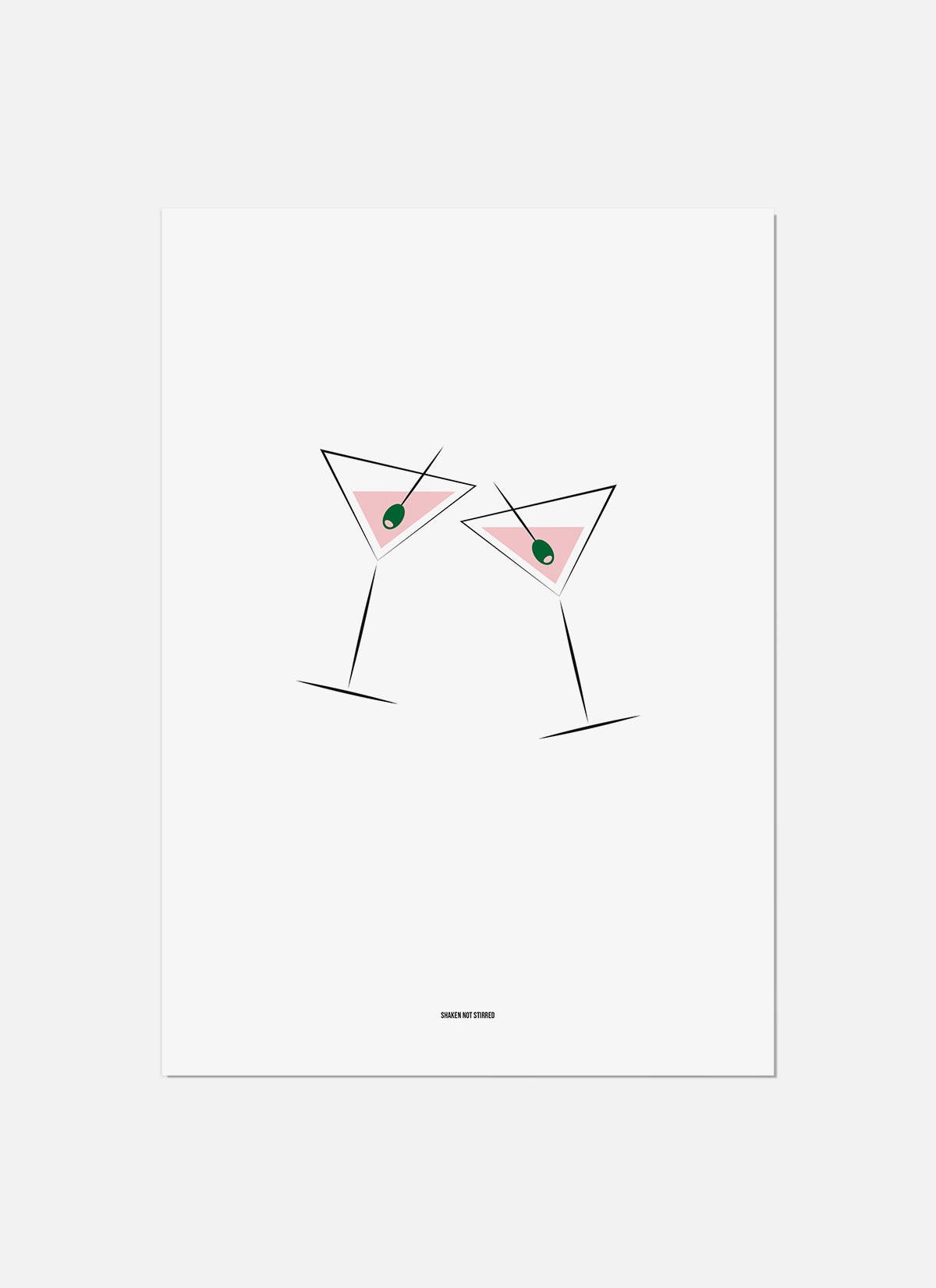 Shaken Not Stirred Art Print