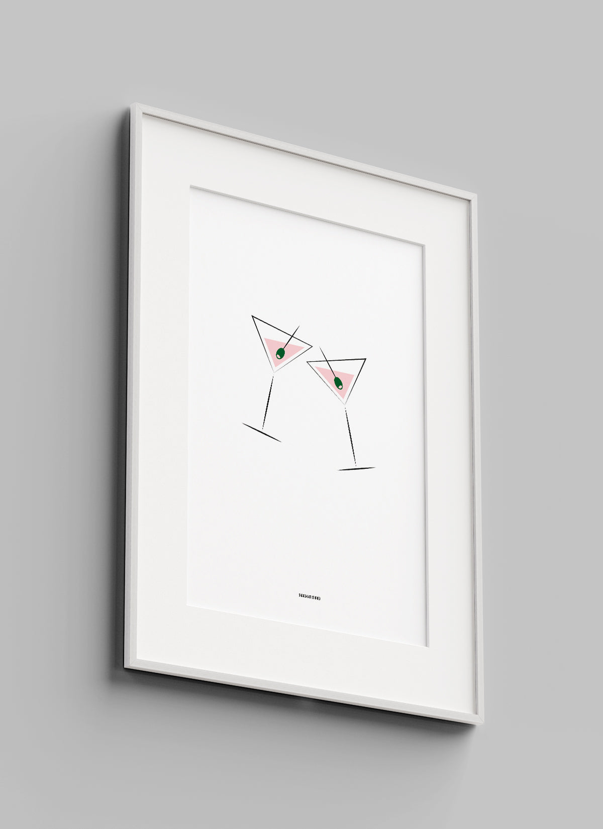 Shaken Not Stirred Art Print