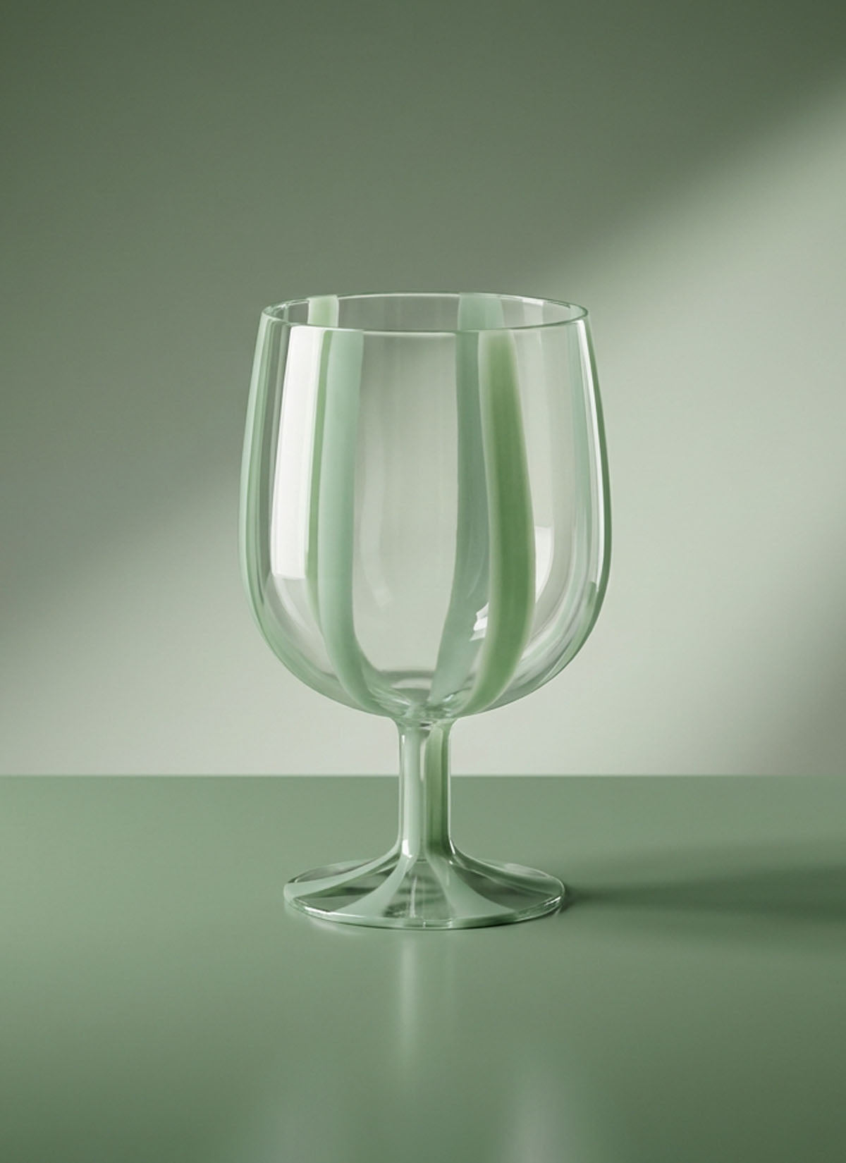 Sage Stacking Wine Glass