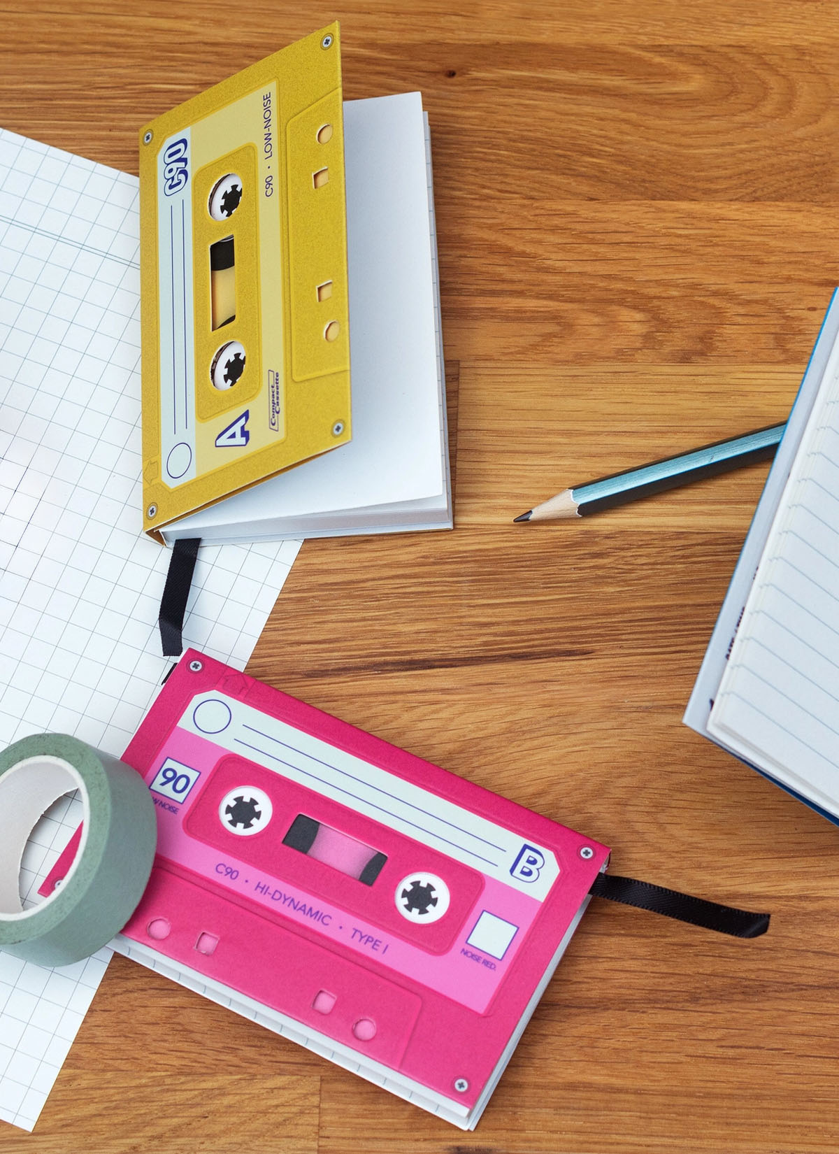 Yellow Mixtape Notebook